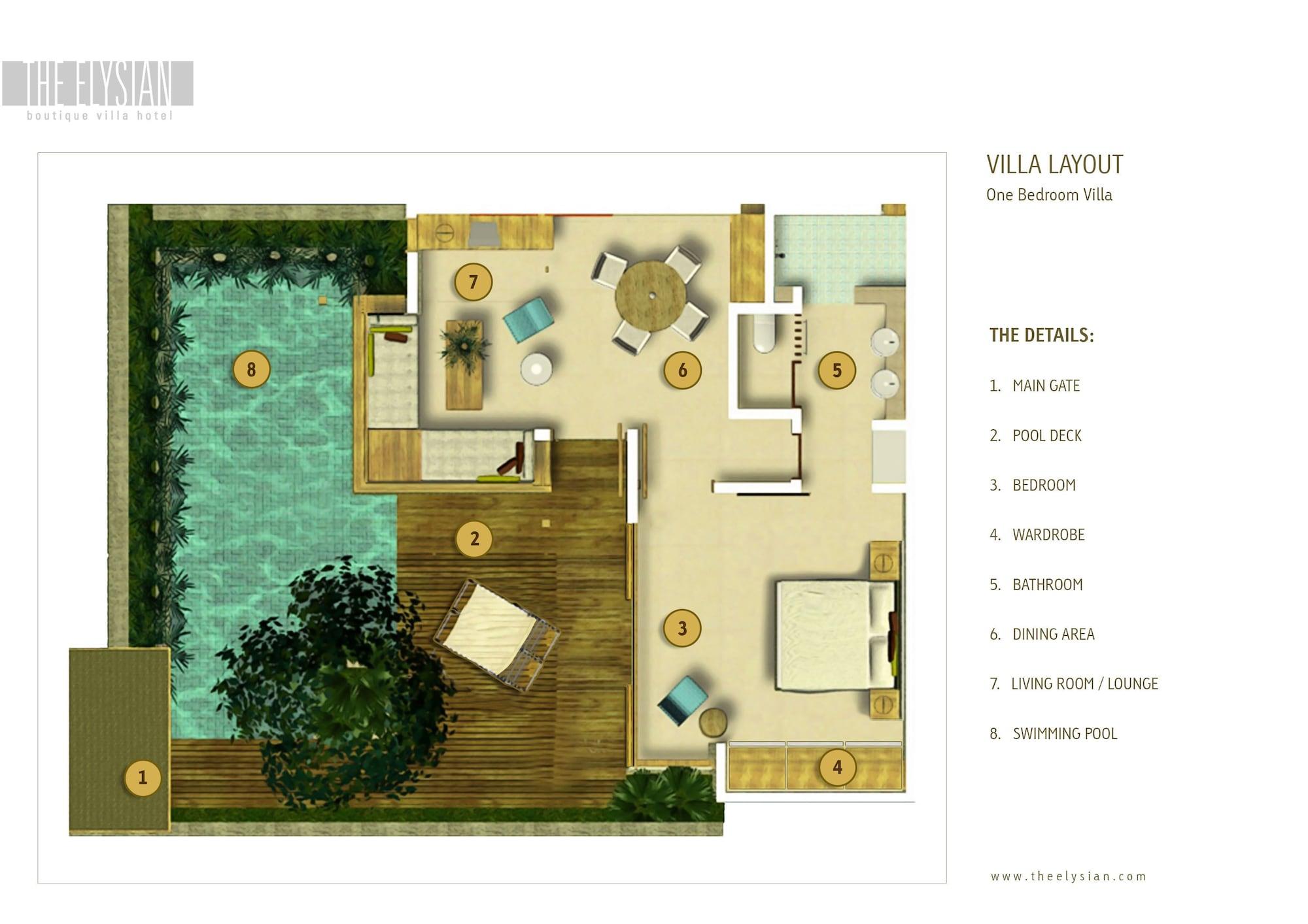The Elysian Boutique Villa Hotel Seminyak Dış mekan fotoğraf